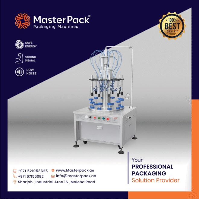 10 Head Rotary Perfume Filling Machine Dubai