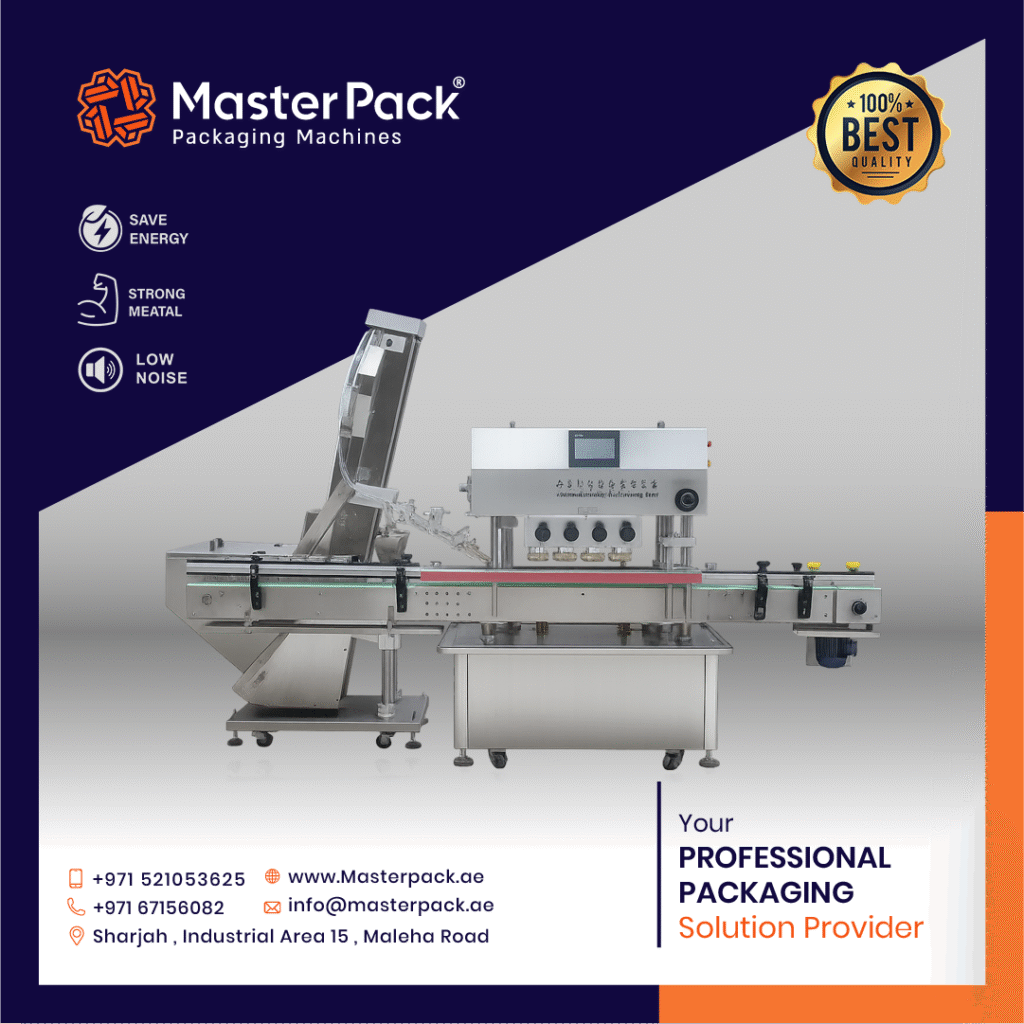 Automatic Linear Capping Machine Dubai UAE | Master Pack