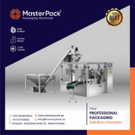 Powder Weigh Fill Seal Machine For Preformed Plastic Bags ” Doypack”